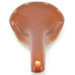 NOS Brooks 'Swift Chrome' Saddle Honey Leather Made in England L'Eroica Classic - Image 6