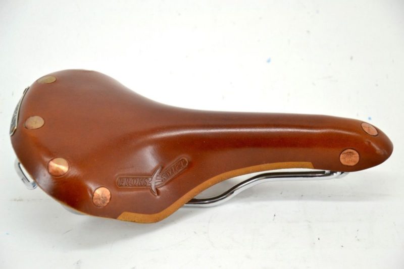 NOS Brooks 'Swift Chrome' Saddle Honey Leather Made in England L'Eroica Classic - Image 7