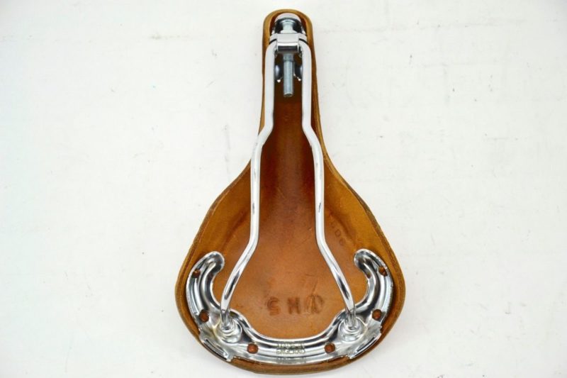 NOS Brooks 'Swift Chrome' Saddle Honey Leather Made in England L'Eroica Classic - Image 8