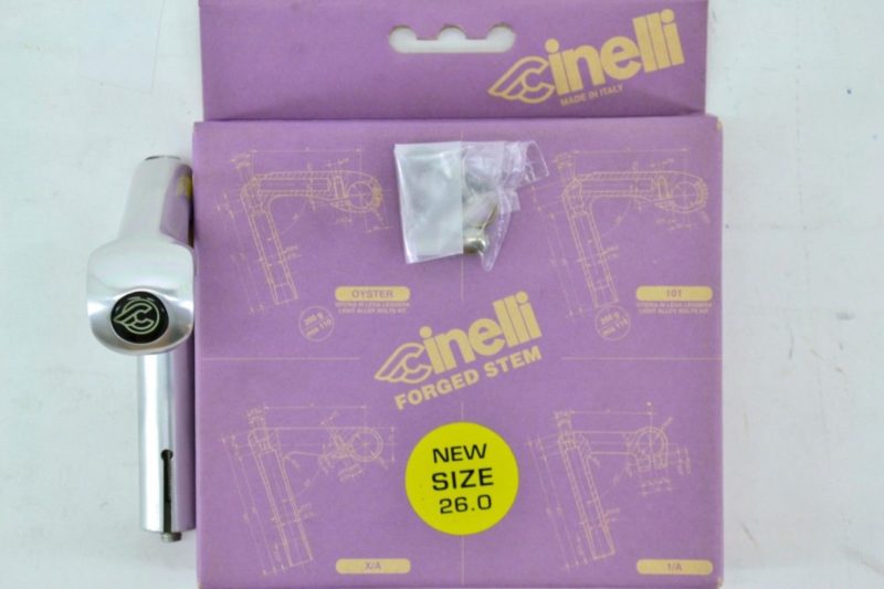 NOS Cinelli Silver Vintage XA Road Stem 105mm 26.0mm 22.2mm Campagnolo L'Eroica - Image 3