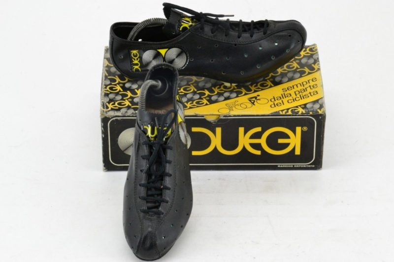 NOS Duegi 'Mod 101' Italian Leather Cycling Shoes EUR40 US7 L'Eroica Vintage - Image 4