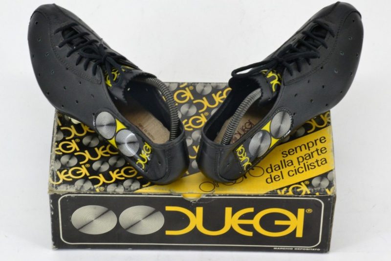 NOS Duegi 'Mod 101' Italian Leather Cycling Shoes EUR40 US7 L'Eroica Vintage - Image 5