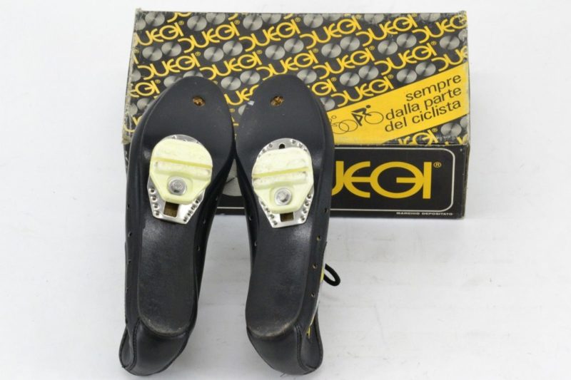 NOS Duegi 'Mod 101' Italian Leather Cycling Shoes EUR40 US7 L'Eroica Vintage - Image 6