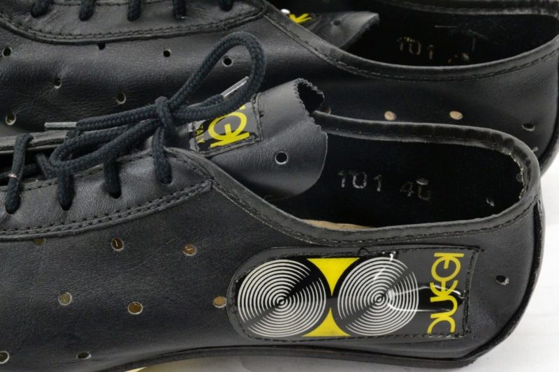 NOS Duegi 'Mod 101' Italian Leather Cycling Shoes EUR40 US7 L'Eroica Vintage - Image 7