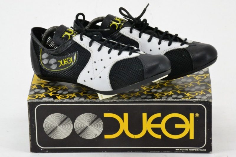 NOS Duegi 'Mod 115' Classic Italian Leather Cycling Shoes EUR39.5 US6 L'Eroica