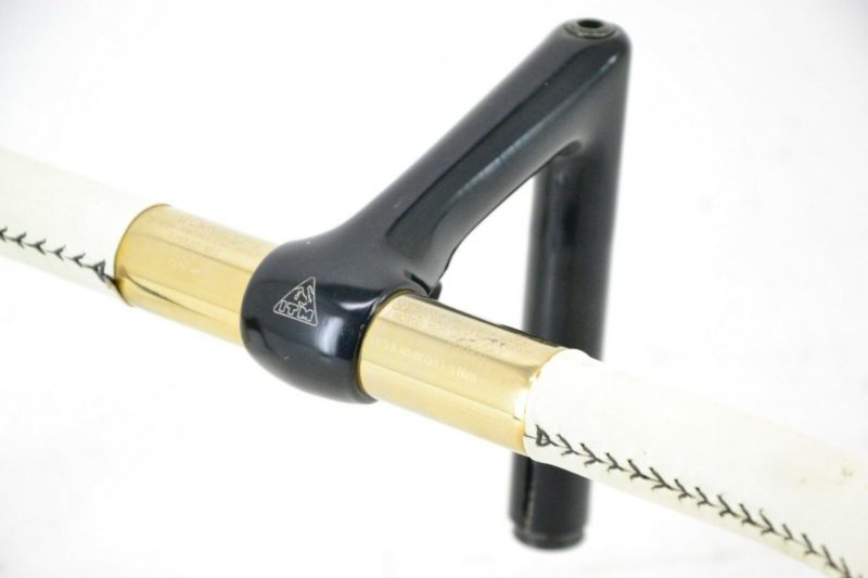 NOS ITM Tornado Superleggero Bar & 105mm Quill Stem Gold-Plated Modolo Levers - Image 10
