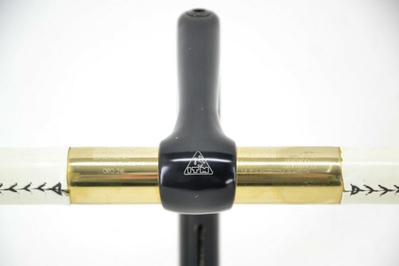 NOS ITM Tornado Superleggero Bar & 105mm Quill Stem Gold-Plated Modolo Levers - Image 11