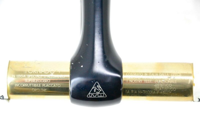 NOS ITM Tornado Superleggero Bar & 105mm Quill Stem Gold-Plated Modolo Levers - Image 12