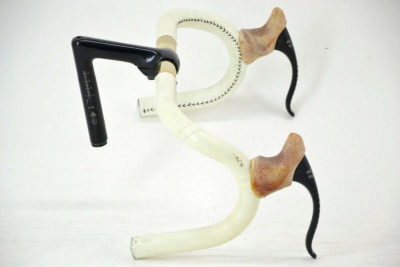 NOS ITM Tornado Superleggero Bar & 105mm Quill Stem Gold-Plated Modolo Levers - Image 3