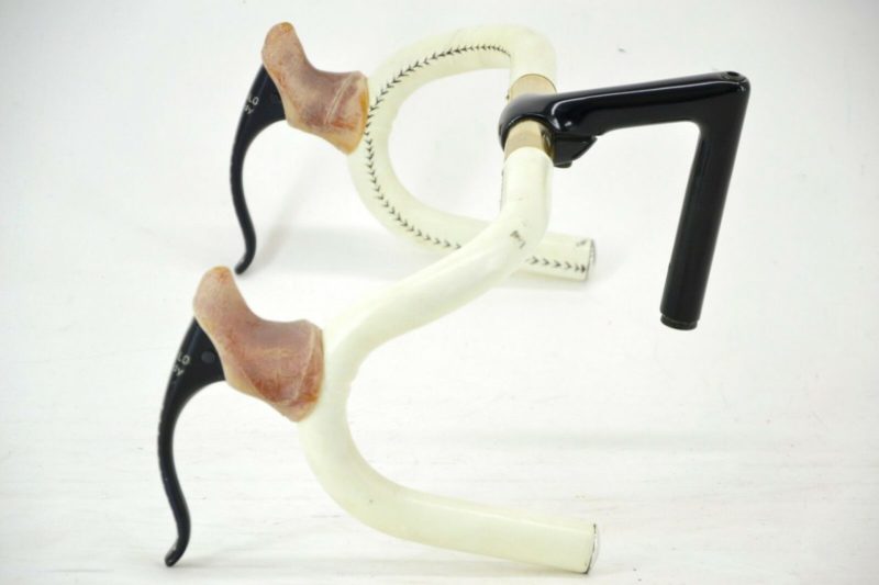 NOS ITM Tornado Superleggero Bar & 105mm Quill Stem Gold-Plated Modolo Levers - Image 4