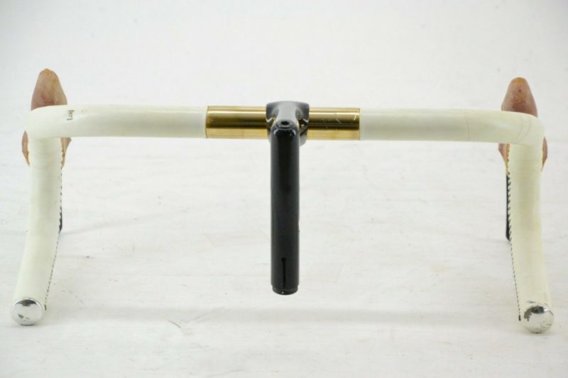 NOS ITM Tornado Superleggero Bar & 105mm Quill Stem Gold-Plated Modolo Levers - Image 6