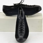 NOS Italian Black Leather Cycling Shoes 'Extra Lusso' Size EUR46 US12.5 L'Eroica - Image 5