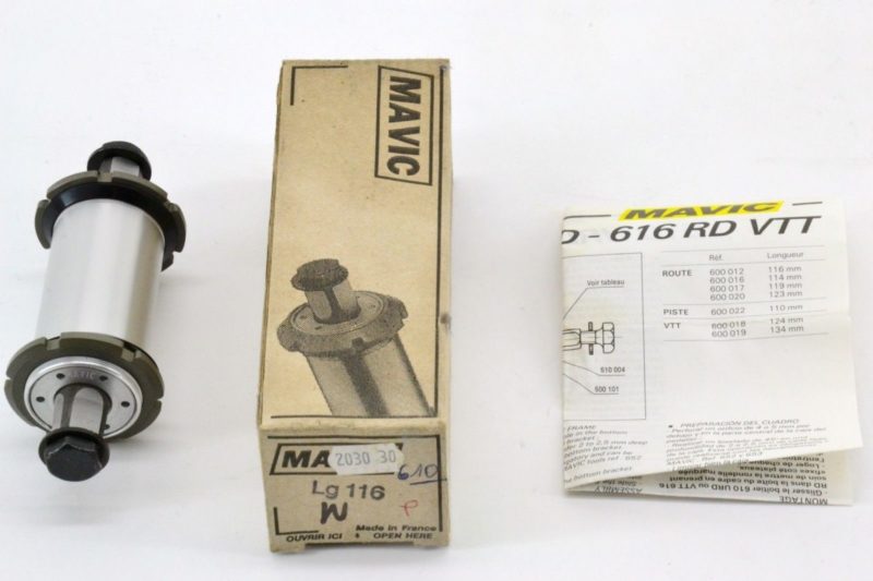 NOS MAVIC ZAP 610 URD Vintage Universal Bottom Bracket 115mm 80s Made in France - Image 3