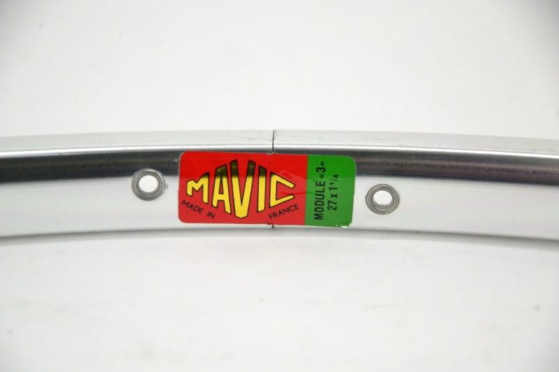 NOS Mavic 'Module 3' Clincher Road Rim Silver 36H 27 1/4" 630 22mm 500g