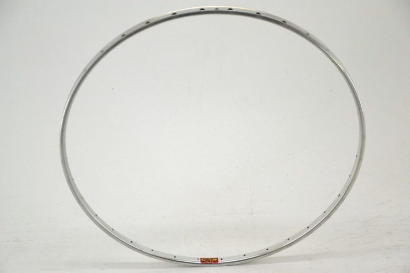 NOS Mavic 'Red/Gold Logo' Tubular Rim Silver 36H 700c 622 22mm 350g 1960s 1970s - Image 5