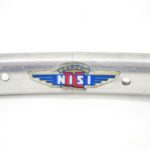 NOS Nisi 'Professional' 1970s Tubular Road Rim Silver 32H 700c 622 20mm 400g