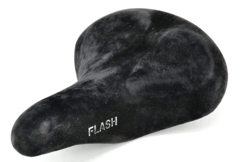 NOS Perache 'Flash' Ladies Saddle Black Suede Stylish Classic Retro L'Eroica - Image 3