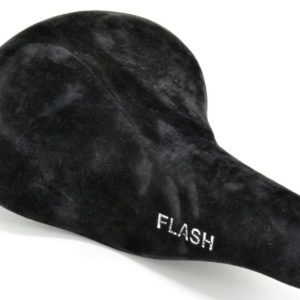 NOS Perache 'Flash' Ladies Saddle Black Suede Stylish Classic Retro L'Eroica