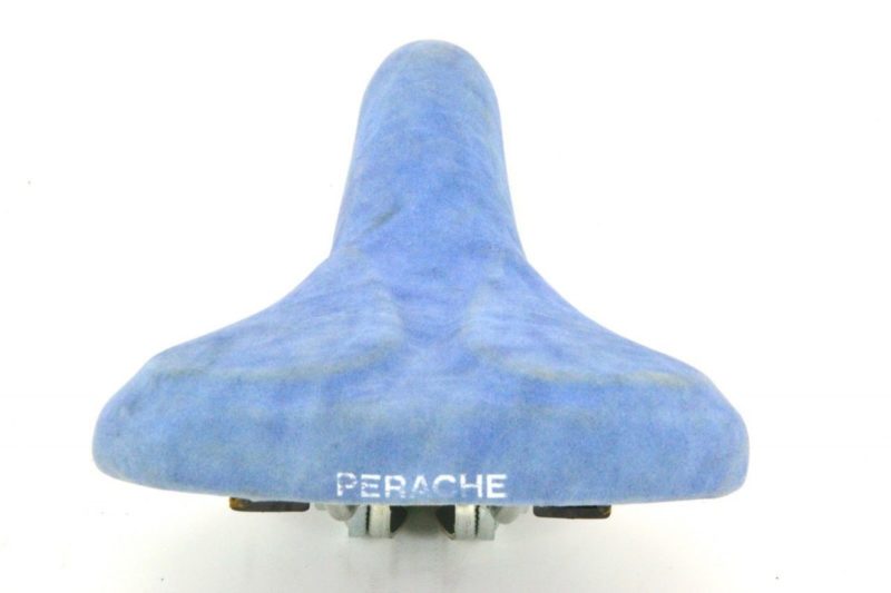 NOS Perache 'Flash' Ladies Saddle Sky Blue Suede Style Classic Retro L'Eroica - Image 4