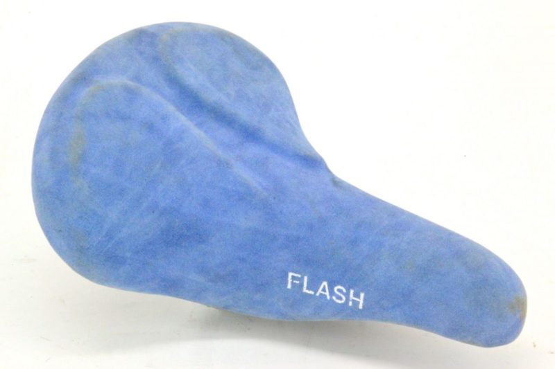 NOS Perache 'Flash' Ladies Saddle Sky Blue Suede Style Classic Retro L'Eroica