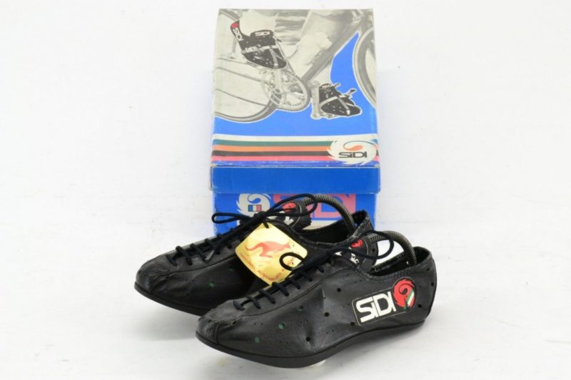 NOS SIDI Professional Italian Kangaroo Leather Cycling Shoes EUR40 US7 L'Eroica - Image 2