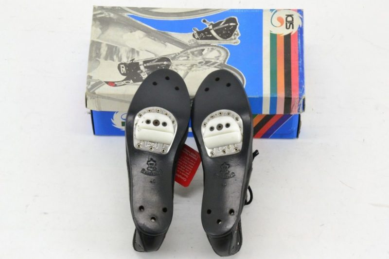 NOS SIDI Professional Italian Kangaroo Leather Cycling Shoes EUR40 US7 L'Eroica - Image 4