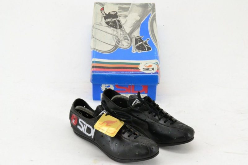 NOS SIDI Professional Italian Kangaroo Leather Cycling Shoes EUR40.5 US7.5