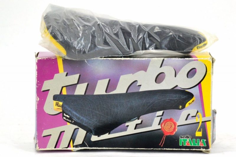 NOS Selle Italia Turbomatic 2 Vintage Road Bike Saddle 1995 Campagnolo Record - Image 2