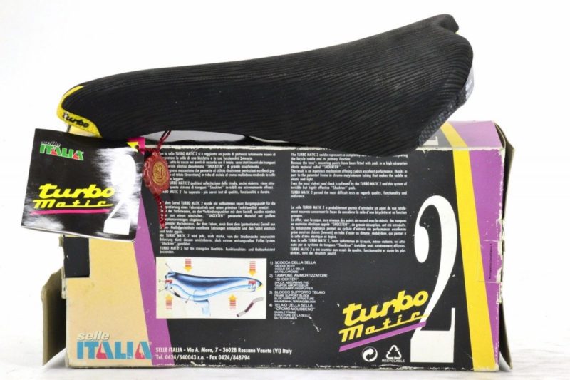 NOS Selle Italia Turbomatic 2 Vintage Road Bike Saddle 1995 Campagnolo Record - Image 3