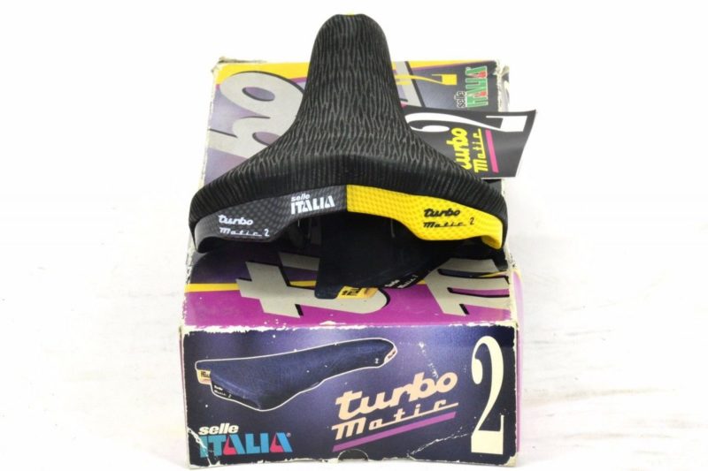 NOS Selle Italia Turbomatic 2 Vintage Road Bike Saddle 1995 Campagnolo Record - Image 5