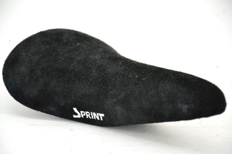 NOS Selle Royal 'Sprint' Original Black Suede Leather Saddle - Image 6