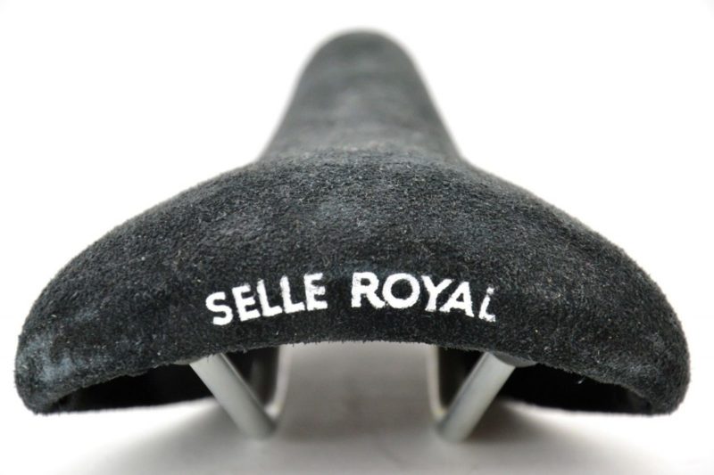 NOS Selle Royal 'Sprint' Original Black Suede Leather Saddle - Image 8