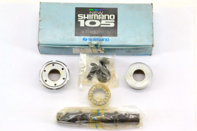 NOS Shimano 105 BB-1050 Bottom Bracket Italian 36x24TPI Vintage L'Eroica Japan