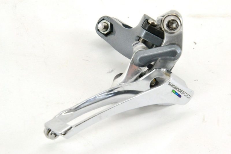 NOS Shimano 600 Tricolor Front Derailleur 28.6 Clamp 105g Made in Japan L'Eroica - Image 3
