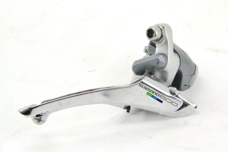 NOS Shimano 600 Tricolor Front Derailleur 28.6 Clamp 105g Made in Japan L'Eroica