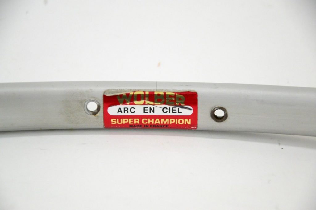 NOS Wolber 'Super Champion' Tubular Road Rim Silver 36H 700c 622 