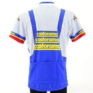 Maillot Cycliste Vintage Castorama - Nalini - Taille L - Époque Fignon/Riis