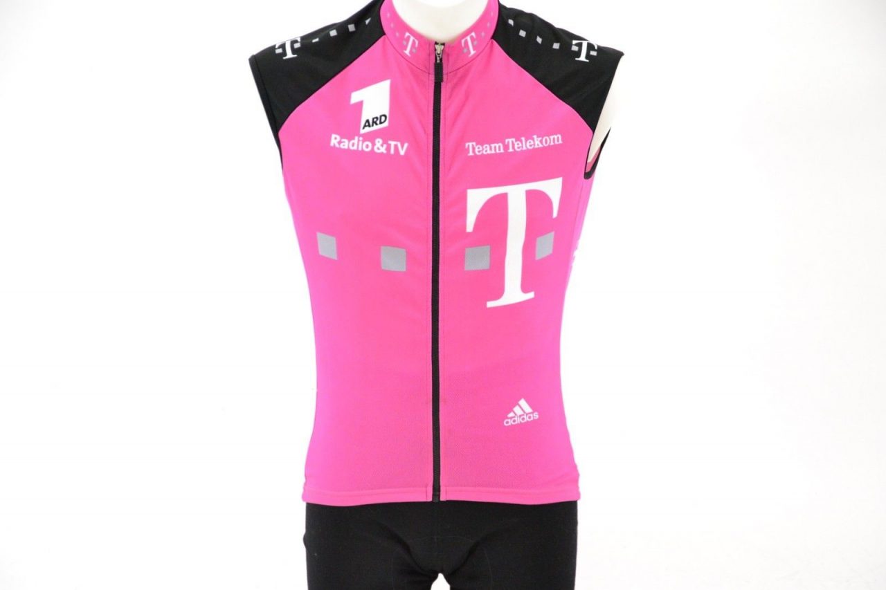 Aftrekken Hoogland Snikken Original Erik Zabel Team Telekom Adidas Vest Size S T-Mobile Tour De France  - Cicli Berlinetta