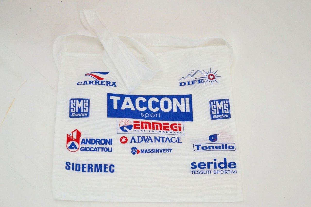 in Made Tacconi Italy Feed Pro-Team D\'Italia Cicli - Berlinetta Giro Musette Original Vintage Bag