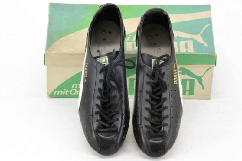 Puma Olympia Sprint 695 1976 Leather Cycling Shoes 6.5UK 8.5US 255mm Sole - NOS - Image 2