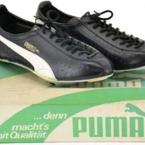 Puma Olympia Sprint 695 1976 Leather Cycling Shoes 6.5UK 8.5US 255mm Sole - NOS