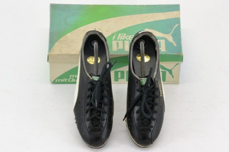 Puma Womens Leather Cycling Shoes 5.5UK 7.5US 250mm Sole - Classic L'Eroica NOS - Image 2