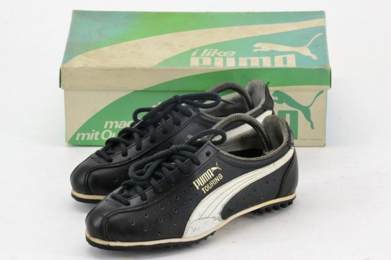 Puma Womens Leather Cycling Shoes 5.5UK 7.5US 250mm Sole - Classic L'Eroica NOS - Image 3