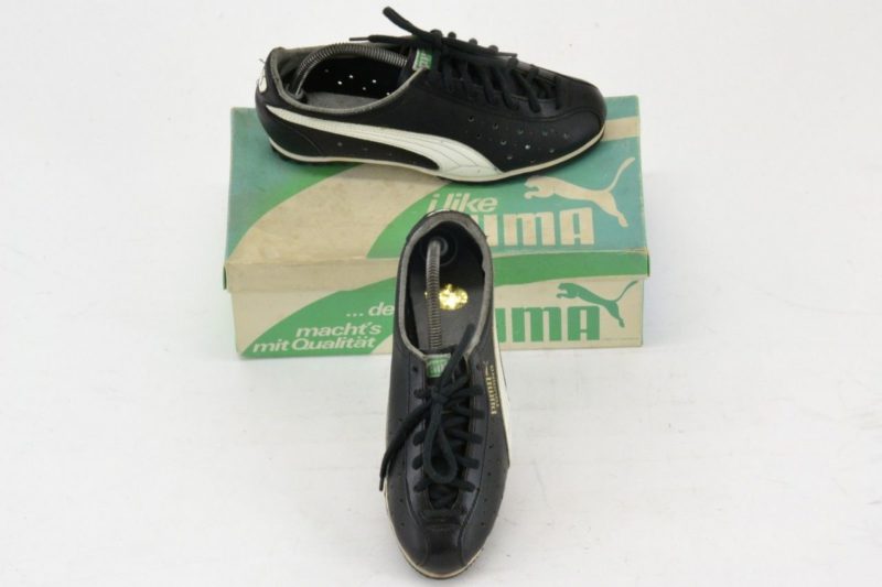 Puma Womens Leather Cycling Shoes 5.5UK 7.5US 250mm Sole - Classic L'Eroica NOS - Image 4