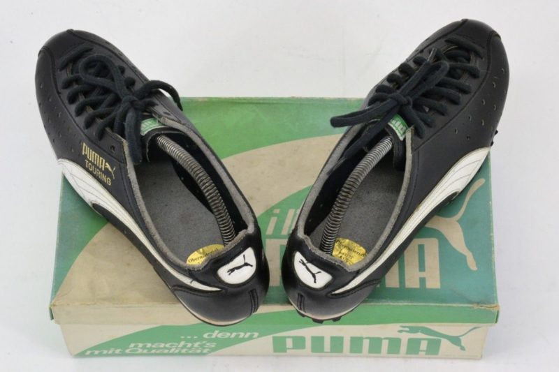Puma Womens Leather Cycling Shoes 5.5UK 7.5US 250mm Sole - Classic L'Eroica NOS - Image 5