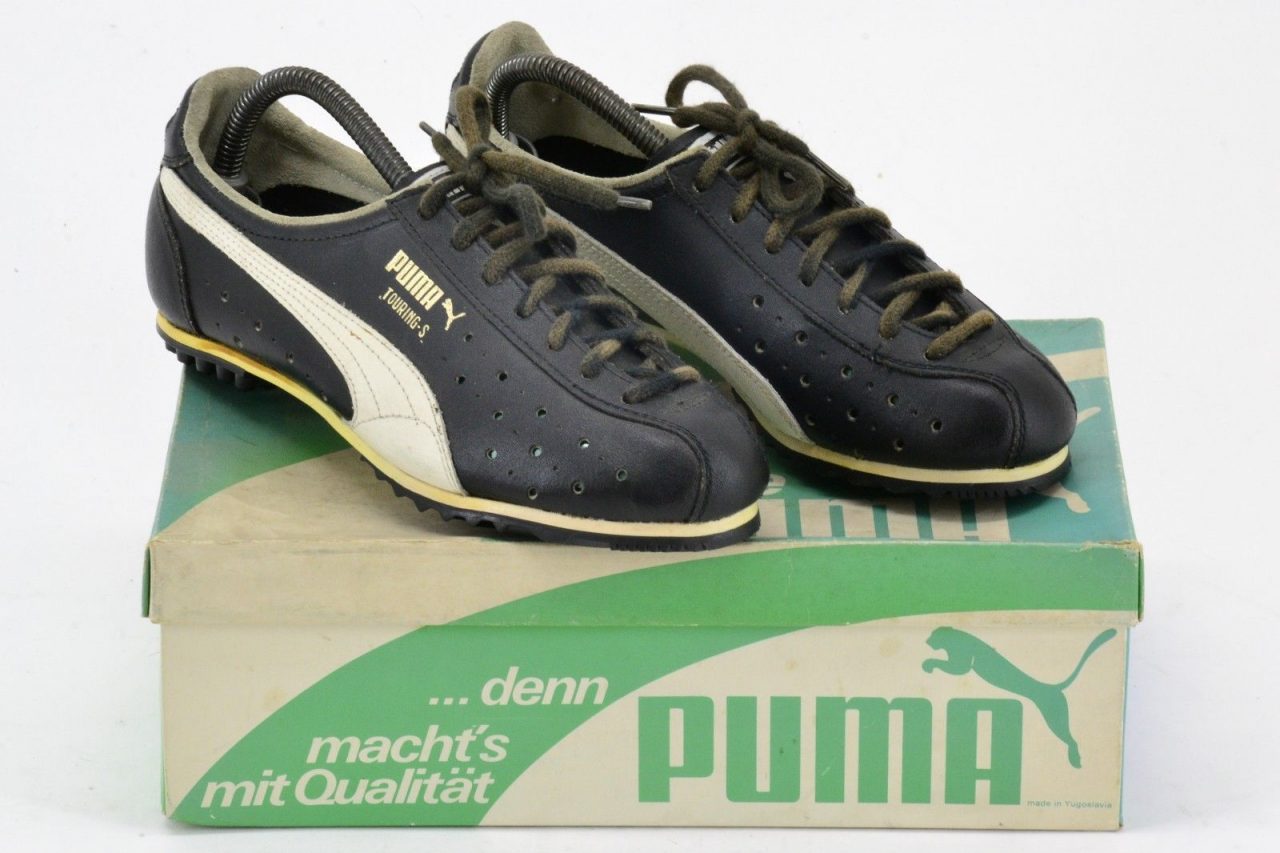 Puma Women's Leather Cycling Shoes 5UK 7US 37.5EUR 240mm - L'Eroica NOS Cicli