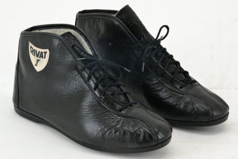 Rivat Winter Hi Top Leather Cycling Shoes 40EUR 7US 263mm Sole - L'Eroica NOS