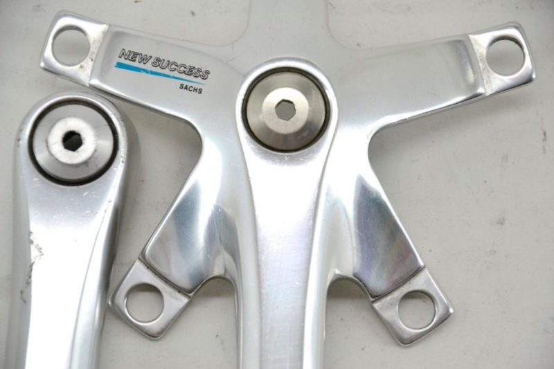 Sachs 'New Success' Vintage Double Crankset 170mm 130BCD - Image 3