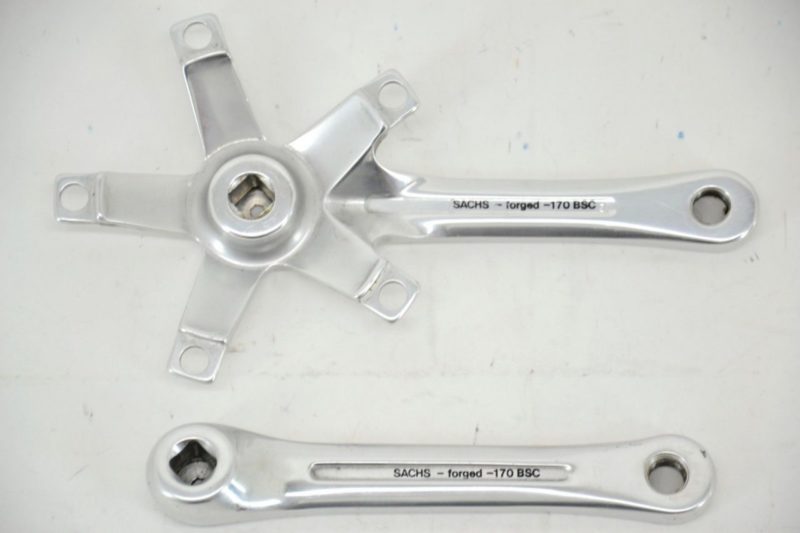Sachs 'New Success' Vintage Double Crankset 170mm 130BCD - Image 7