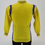 'Sammontana' Yellow/Blue 1970s Classic Vintage Cycling Jersey Size 2 L'Eroica - Image 2